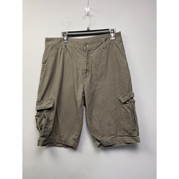Gold Label Brand Shorts Mens‎ Size 36 Canvas Brown Cargo Outdoors Hiking - Picture 1 of 7